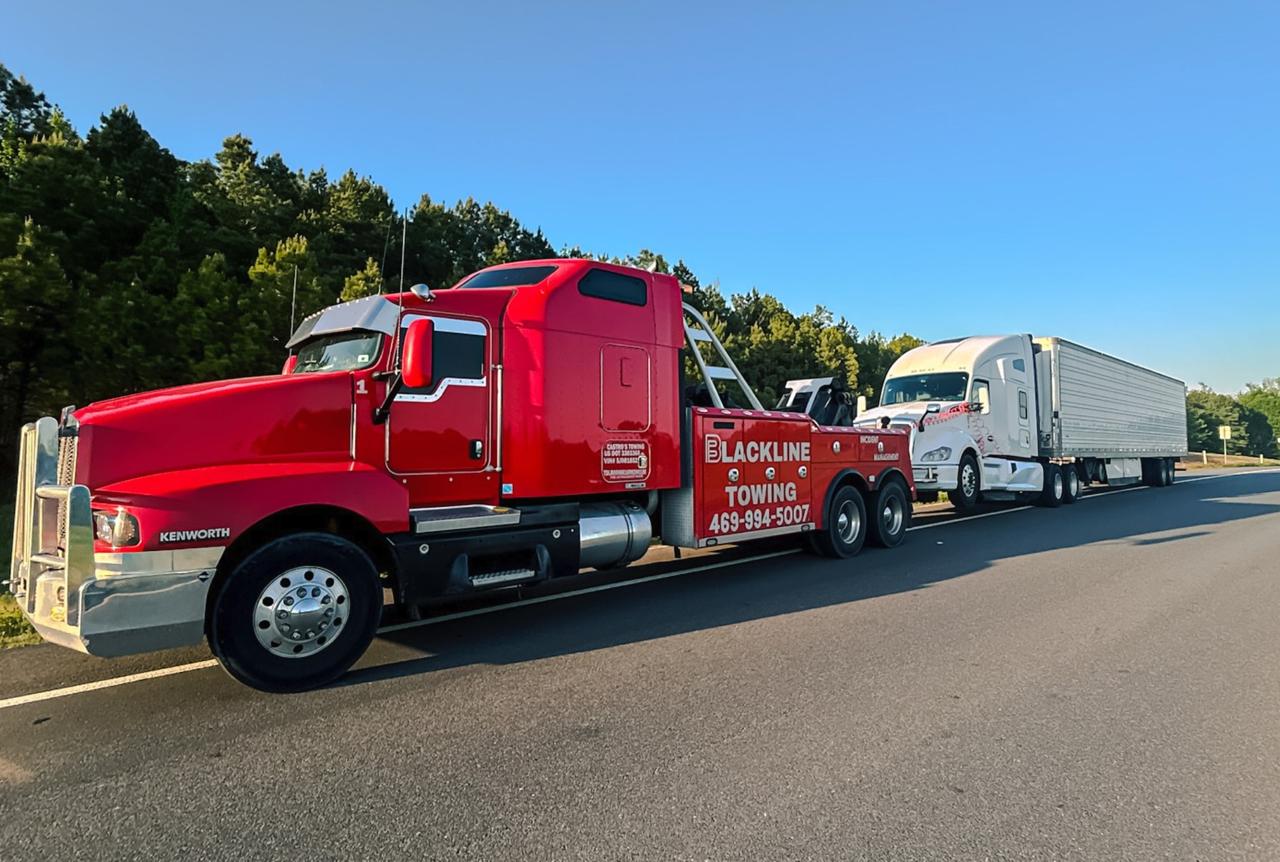 Blackline Towing truck